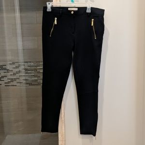 MK stretch zippered ankles dress leggings 10